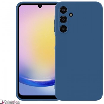 Liquid Air silikoninis dėklas su kameros apsauga - mėlynas (Samsung A25/A25 5G)
